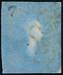001S 1841 1d PL 21 (OD) BS 10°k red-brown on very blue paper (Iv