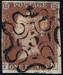 001S 1841 1d PL 29 (TJ) BS 18°k red-brown (Ivory head l, imprima