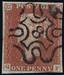 001S 1841 1d PL 32 (QF) BS 21 red-brown
