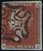 001S 1841 1d PL 42 (RA) BS 26E°e deep red-brown (Re)
