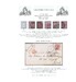 002S 1873 3d rose PL11,12,14-16 wmk.SR (5 stamps, letter