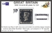 1840 1d PL1b (GA) AS 5b,°za black (re-entry,°1844) PRODÁNO