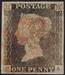 1840 1d PL2 (CA) AS 15 grey-black (very worn plate) A16 ......jp