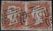 1841 1d PL113 (RG-RH) BS 32j,32 pale red-brown