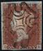 1841 1d PL19 (DK) BS 8e,g red-brown, very blue p.(HgVal.,SW,SE,V