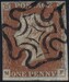 1841 1d PL24 (MF) BS 13°h,tk red-brown (HG Val,MCED) AM64 .....
