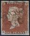 1841 1d PL26 (EI) BS 15°i red-brown (NNEVd,42-3RF) ...