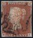 1841 1d PL28 (MI) BS 17 red-brown ....