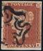 1841 1d PL32 (GE) BS 21 red-brown ....