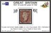 1841 1d PL33 (BG) BS 22°k pale red-brown (worn), very blue paper