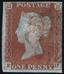 1841 1d PL36 (EH) BS 25b red-brown on very blued p.(EDd,42-3RF,I