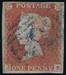1841 1d PL99 (JE) BS 31°xb red-brown (blue numeral) ....