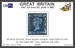 1841 2d PL 3 (ME) ES 12°d°ub deep full blue (Ivory head, black M