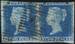 1841 2d PL4 (BG-BH) ES 13,13n pale blue (BH no scratch) A. ..H2P