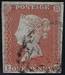 1852 1d PL146 (LE) B 2j red-brown