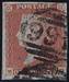 1852 1d PL170 (MB) B 2 red-brown