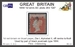 1854 1d PL203 (GD) C 2(1) red-brown on blued paper