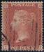 1855 1d PL10 (II) C 4 red-brown (blued paper)