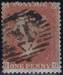 1855 1d PL19 (HG) C 6(2) yellow-brown (blued paper), (HSfs jn)