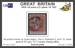 1855 1d PL19 (HG) C 6(2) yellow-brown (blued paper), (HSfs jn) K