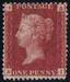 1864 1d PL152 (AI) G 2(2) lake-red