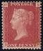 1864 1d PL87 (SH) G 1(1) rose-red