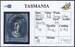 TASMANIA 1855 SG18 4d blue, wmk.LS imperf