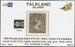 FALKLAND 1885-1891 SG9 4d pale grey-black (SH9b) WCCASL