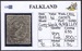 FALKLAND 1889-1891 SG10 4d grey-black (SH9c) WCCASR