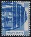 HONG KONG 1863 SG 12b 12c deep blue wmk.CC  P14 (blue YI YOKOHAM