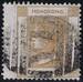 HONG KONG 1863 SG 8b 2c pale yellowish brown wmk.CC P14 (YI YOKO