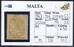 MALTA 1863 SG 10 0,5d yellow buff wmk.CC perf.14 UN