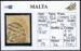 MALTA 1882 SG 18 0,5d orange-yellow wmk.CA perf.14 (A25)