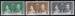 001O NYASALAND 1937 SG127-129 0,5d-2d UM