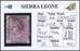 SIERRA LEONE 1885 SG35 6d dull violet  WCC P14 (B31)