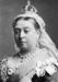 Victoria wearing her small diamond crown