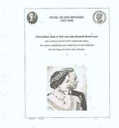 001O 1948 ROYAL SILVER WEDDING UM Schaubek