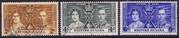 001O BRITISH GUIANA 1937 SG305-307 PRODÁNO