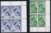 001O MALTA 1948, UM SG249-50 B4 PRODÁNO
