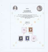 001S GAMBIA 1869-72 SG2,3,3a KD ... PRODÁNO