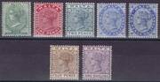 001S MALTA 1885-90 SG 20,22-25,27,28 wmk.CA perf.14 M
