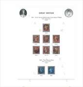 002D 1841 1d red-brown PL 1-11 (black plate) 2d PL 3-4 PRODÁNO