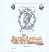 002O 1935 SILVER JUBILEE UM, 10% LM Schaubek