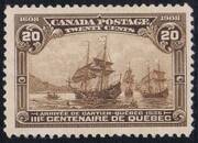 CANADA 1908 SG195 20c dull brown WX P12 UN
