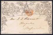 1840 1d Mulready envelope forme 4 stereo A177 ME 2b D