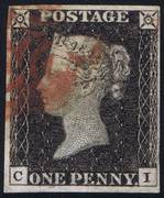 1840 1d PL2 (CI) AS 15 black