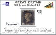 1840 1d PL5 (DG) AS24°h intense black (VGNE) A248   REZERVACE