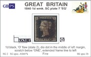 1840 1d PL7 (EG) AS 46k black PRODÁNO