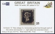 1840 1d PL9 (CJ) AS57°h,i black