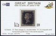 1840 1d PL9 (HB) AS57c°h black